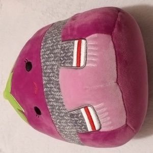 Squishmallow- Glena the eggplant with scarf. Pre-owned 10" inch. Great condition